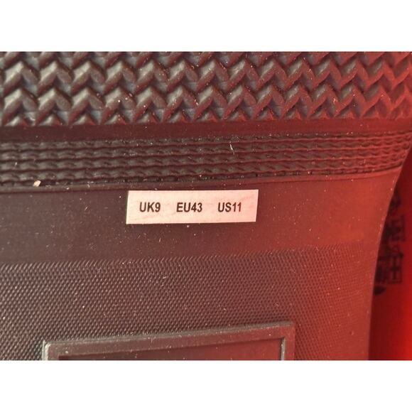 Hunter Black Chelsea Rain Boots US 11 Waterproof Ankle Boot - Picture 7 of 8